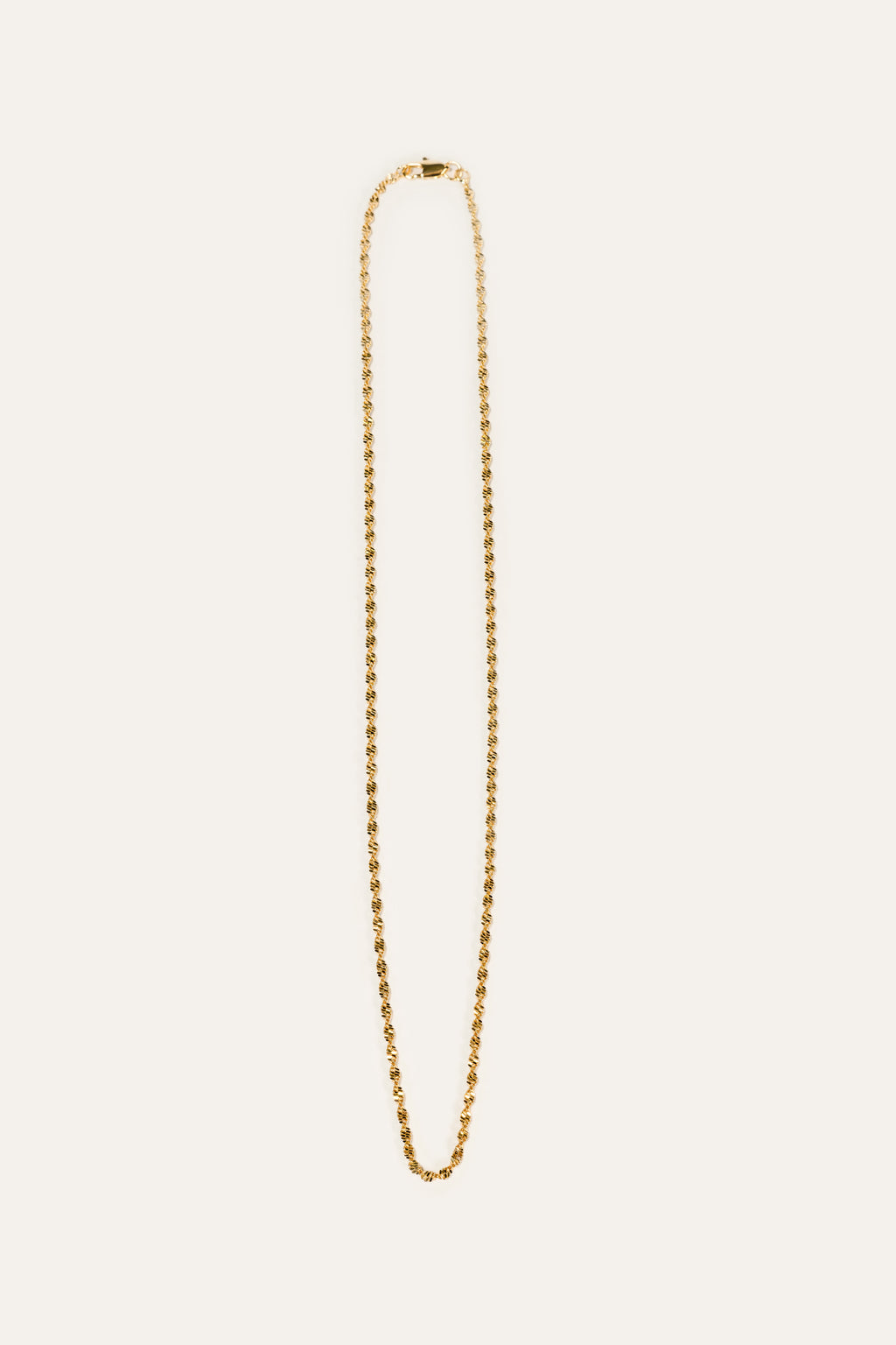 Lightly twisted necklace